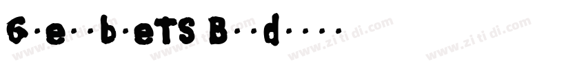 GrenobleTS Bold字体转换